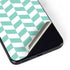 Blue White Chevron Galaxy S22 Plus Skin